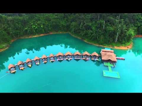 500ไร่ from the sky - Khao Sok Floating Resort (500 Rai) DJI Phantom 3