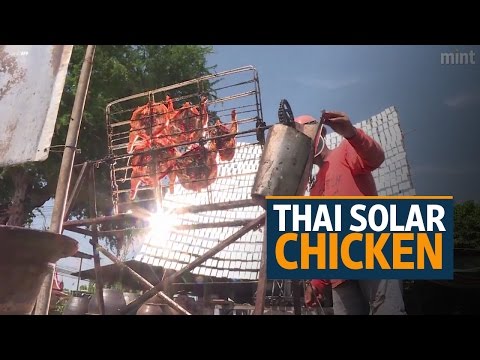 Thai solar chicken - a hot hit