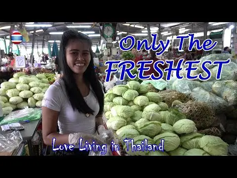 Enormous Thai Wholesale Market Chonburi Thailand Part 1