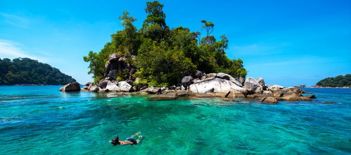 Thailändische Schnorchelparadiese Thailändische Schnorchelparadiese