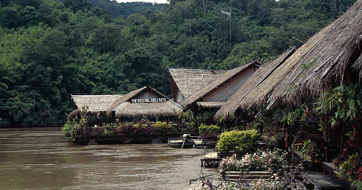 Jungle Rafts Resort am River Kwai