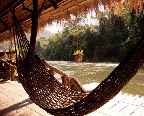 River Kwai Jungle Rafts Resort in Kanchanaburi