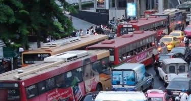 Thailands Strassenverkehr