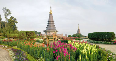 Phra Maha Dhatu Naphamethinidon im Doi Inthanon