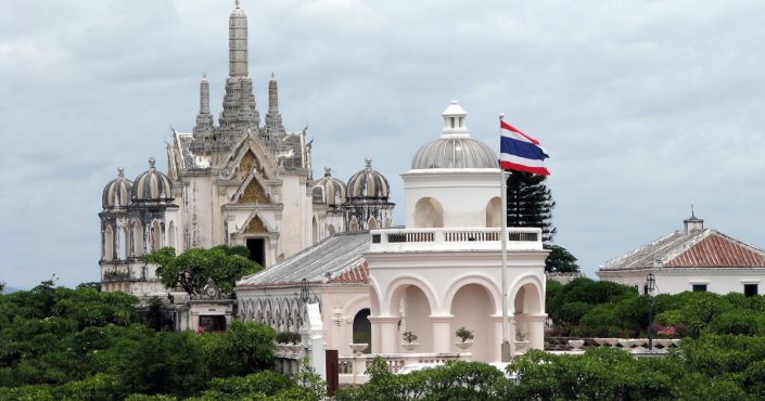 Phra Nakhon Khiri Der Khao Wang Berg und der königliche Phra Nakhon Khiri Palast