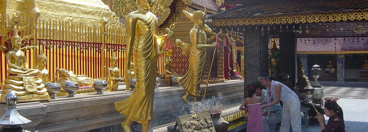Offerings at Wat Doi Suthep