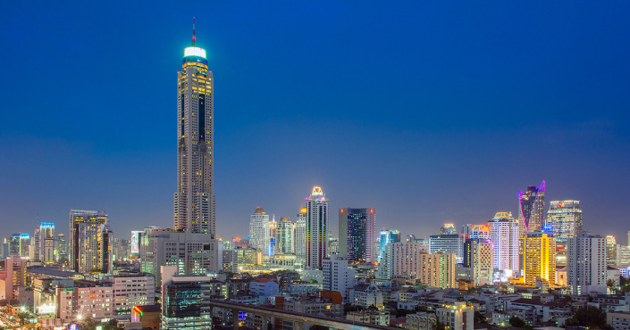 Baiyoke Sky Tower in Bangkok Baiyoke Sky Tower in Bangkok