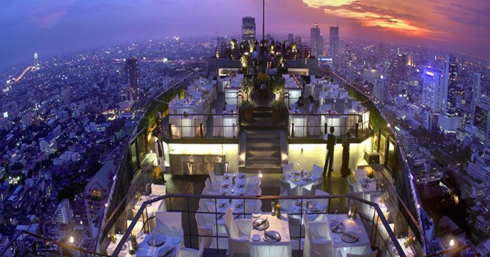 Moon Rooftop Bar und das Vertigo Restaurant Die Moon Rooftop Bar und das Vertigo Restaurant