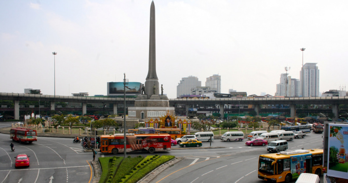 Victory Monument Das Siegesdenkmal in Bangkok Victory Monument Das Siegesdenkmal in Bangkok