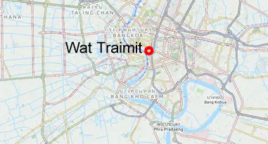 Karte Anreise Wat Traimit