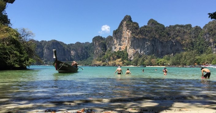 Risiken beim Baden und einem Tsunami in Thailand Risiken beim Baden und einem Tsunami in Thailand