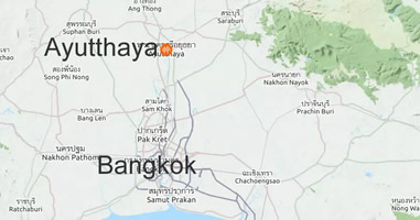 Anreise Ayutthaya