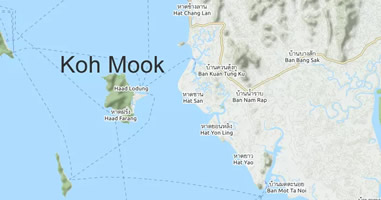 Karte Koh Mook