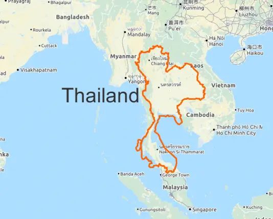 Thailands Regionen und Provinzen - Online Reiseführer Thailand