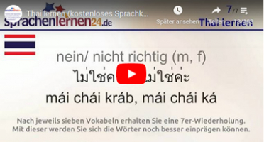 Thailändisch – was sollten Sie über die Sprache Wissen