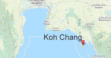 Karte Anreise Koh Chang