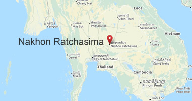 Karte Anreise Thailand Nakhon Ratchasima