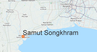 Karte Anreise Thailand Samut Songkhram