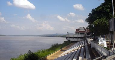 Mukdahan Mekhong Fluss