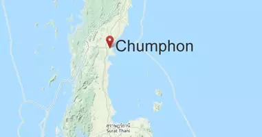 Karte Thailand Chumphon